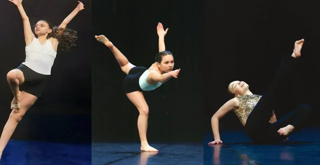 photo  les trois lauréates du concours régional.  &copy;  spaycific danse 