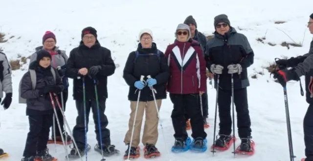 photo  un groupe s’est même donné aux joies de la glisse récemment.  &copy;  générations mouvement connerré 