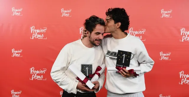 photo  en 2025, le réalisateur antoine chevrollier (à gauche) et l’acteur sayyid al amani avaient été primés lors du festival premiers plans d’angers pour le film « la pampa ».  &copy;  archive co - josselin clair 