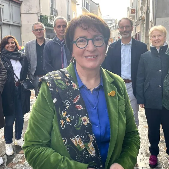 photo marietta karamanli, tête de la liste l’union pour le mans.  ©  ouest-france