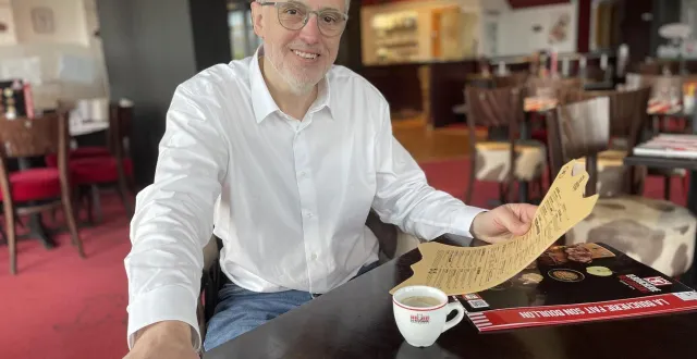 photo  cholet, vendredi 6 mars 2026. guillaume gronnier, 54 ans, est à la tête des deux restaurants la boucherie de la ville.  &copy;  co - victor boutonnat 