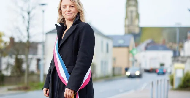 photo  aurélie mézière, maire de plessé (loire-atlantique).  &copy;  emmanuel pain / bretons 