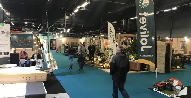photo  le salon de la maison pose ses stands du vendredi 13 au dimanche 15 mars 2026, au centre des expositions au mans (sarthe).  &copy;  archives ouest-france 