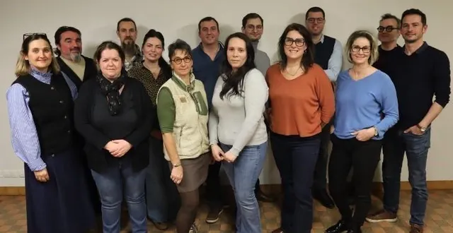 photo  les membres de la liste « ensemble, poursuivons l’avenir de souligné-flacé ». absent sur cette photo : luc bourmault.  &copy;  le maine libre 