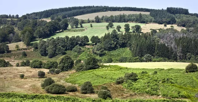 photo  la commune de féniers, sur le plateau des millevaches.  &copy;  philippe roy / philippe roy / aurimages / aurimages via afp archives 