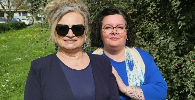 photo  valérie castro campinho et juliette ledroit.  &copy;  cfdt interco 