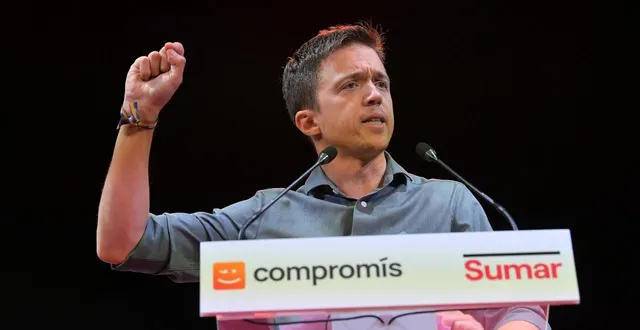 photo  inigo errejon le 8 juillet 2023 lors d’un meeting.  &copy;  jose jordan/archives afp 