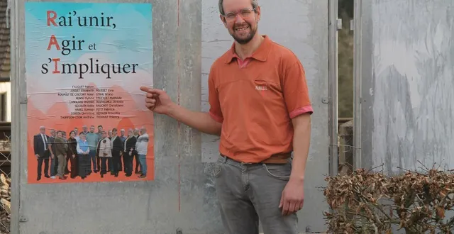 photo  fabien fauquet, tête de liste de « rai’unir, agir et s’impliquer ».  &copy;  ouest-france 