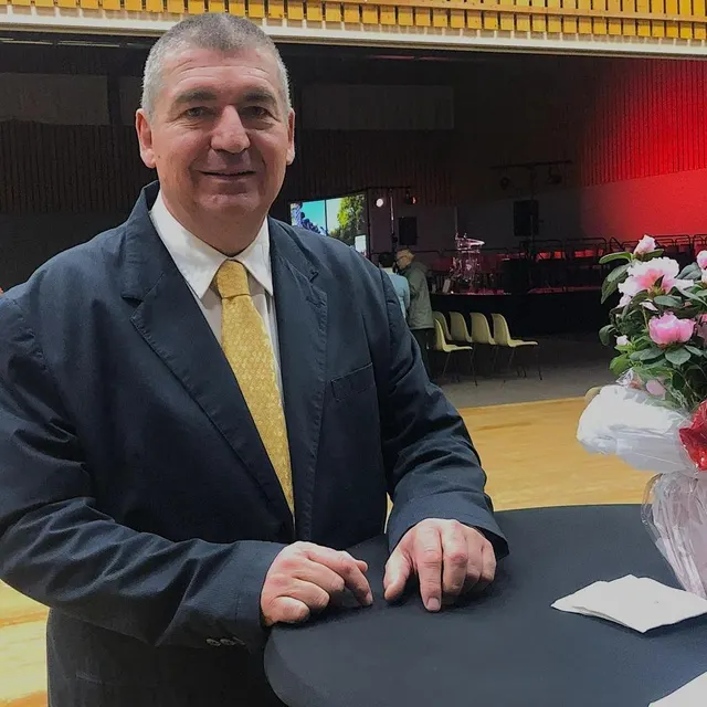 photo olivier petitjean, maire de bagnoles-de-l’orne (orne) et candidat aux élections municipales.  ©  ouest-france