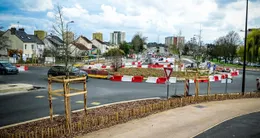 photo  le rond-point des quatre pentes sera ferm� la nuit les trois prochaines semaines, du lundi au vendredi. 