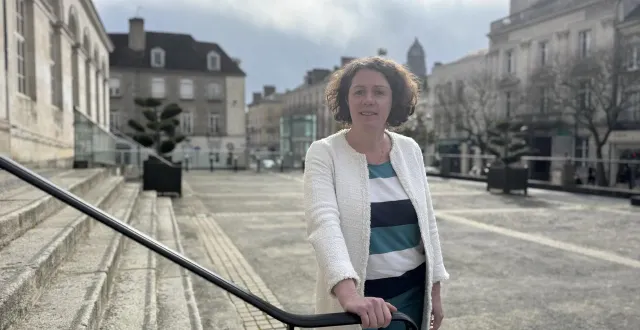 photo  sophie douvry est candidate aux élections municipales à alençon (orne).  &copy;  ouest-france 