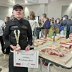photo  mathis colas est arrivé premier au concours régional des pays de la loire du meilleur apprenti boucher de france 2026. 