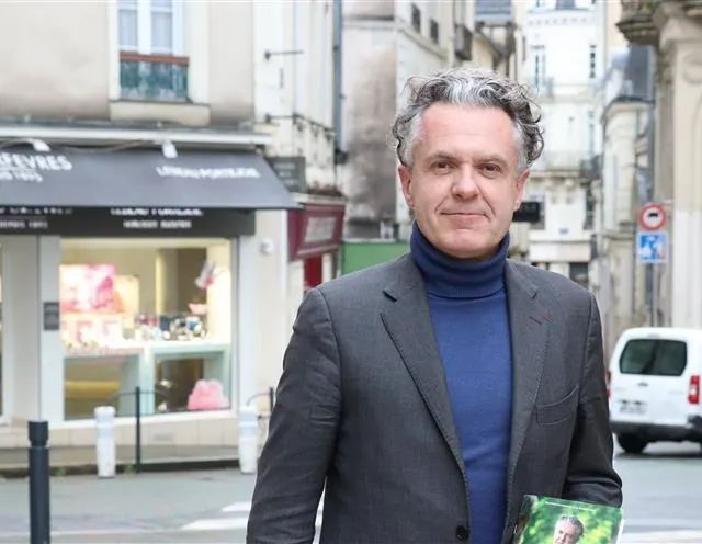 photo christophe béchu, candidat de la liste angers pour vous.  ©  ouest-france