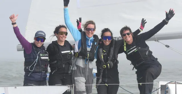 photo  l’équipage vainqueur des seasters.  &copy;  bruno bouvry 