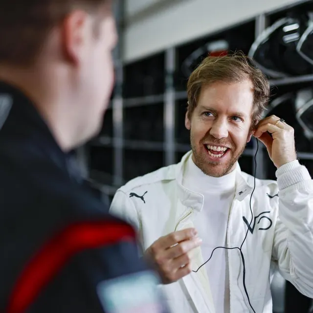 photo quadruple champion du monde de f1, max verstappen rêve de courir un jour les 24 heures du mans. sebastian vettel révèle avoir déjà évoqué avec le néerlandais l’idée de participer ensemble à la classique mancelle.  ©  hoch zwei / juergen tap