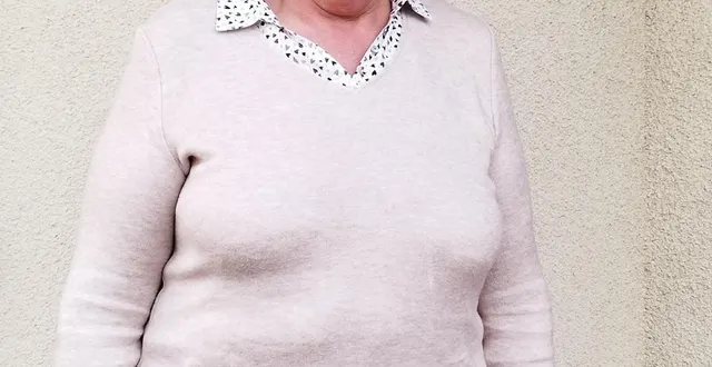 photo  marie-claude rouillon, actuelle maire adjointe de tuffé-val-de-la-chéronne et candidate à la mairie le 15 mars 2026.  &copy;  le maine libre 