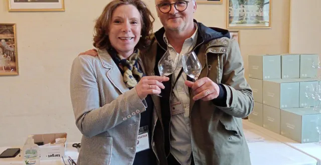 photo  florence et denis fillaudeau, initiateur de vitisaveurs.  &copy;  co 