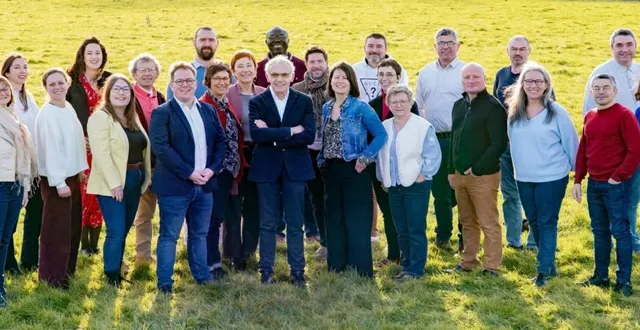 photo  la liste “may’tons en commun, agissons ensemble !” conduite par alain morinière, au may-sur-èvre.  &copy;  dr 