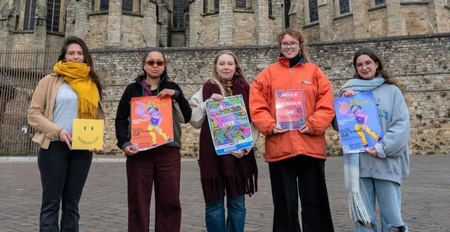 photo  les étudiantes organisatrices de la deuxième édition du festival la nébuleuse.  &copy;  ouest-france 