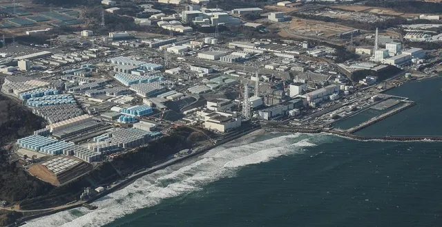 photo  la centrale nucléaire de fukushima-daiichi, au japon, le 14 février 2021.  &copy;  archives jiji press via afp 