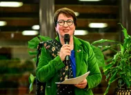 photo  marietta karamanli est candidate de la liste l’union pour le mans. 