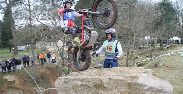 photo  les funambules sur leur machine seront en démonstration à lombron.  &copy;  le maine libre 