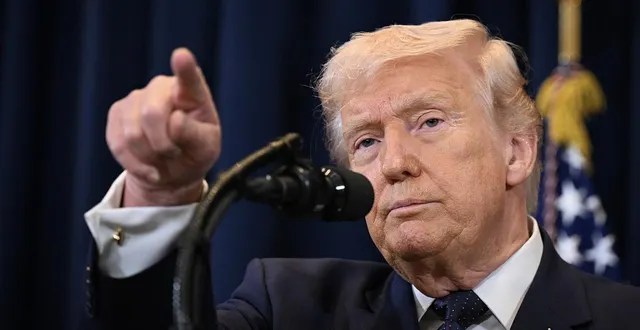 photo  donald trump ne remettrait pas en cause la participation à l’iran au prochain mondial, selon gianni infantino, le président de la fifa.  &copy;  afp 