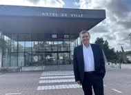 photo  baugé-en-anjou, le 12 septembre 2025. maire sortant, philippe chalopin a annoncé sa candidature aux élections municipales de mars 2026. 