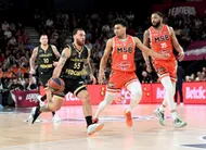 photo  mike james et monaco avaient dominé ugo doumbia, tashawn thomas et le msb en finale de la leaders cup 2026, le 22 février à l’arena futuroscope de chasseneuil-du-poitou. 