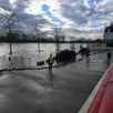 photo le port des noues aux ponts-de-cé sous les eaux le 16 février dernier.