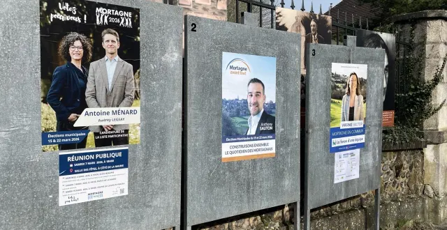 photo  c’est la première fois que trois listes se présentent aux élections municipales à mortagne-au-perche.  &copy;  ouest-france 