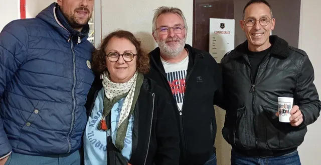 photo  les membres de l’usb, le trésorier wilfried nay (à gauche), la secrétaire françoise delaunay et le président xavier halimi (à droite) viennent de démissionner.  &copy;  archives co 