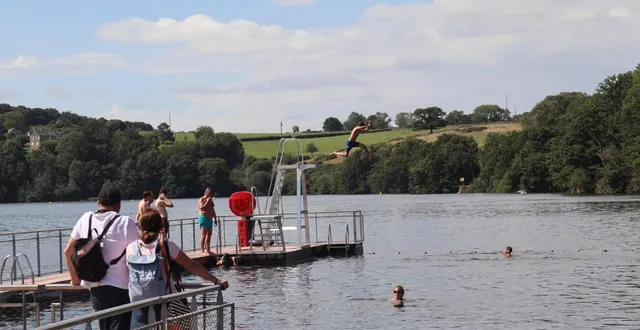 photo  le lac de rabondages à putanges-le-lac.  &copy;  archives ouest-france 