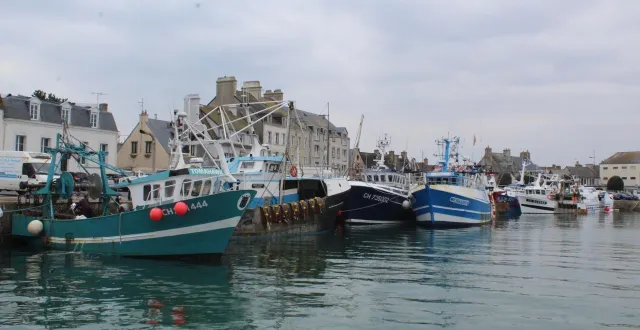 photo  dimitri rogoff, président du comité régional des pêches de normandie, craint que la flambée des carburants pousse les professionnels à laisser leurs unités de pêche amarrées à quai.  &copy;  ouest-france 