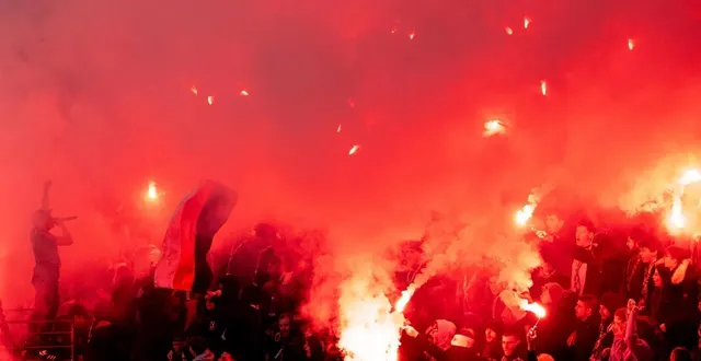photo  les merlus ultras contre auxerre, le 1er mars 2026.  &copy;  guillaume saligot / ouest-france 
