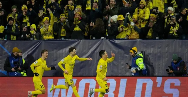 photo  bodø/glimt s’est imposé lors du huitième de finale aller de la ligue des champions, face au sporting lisbonne (3-0), ce mercredi 11 mars.  &copy;  martin ole wold / afp 