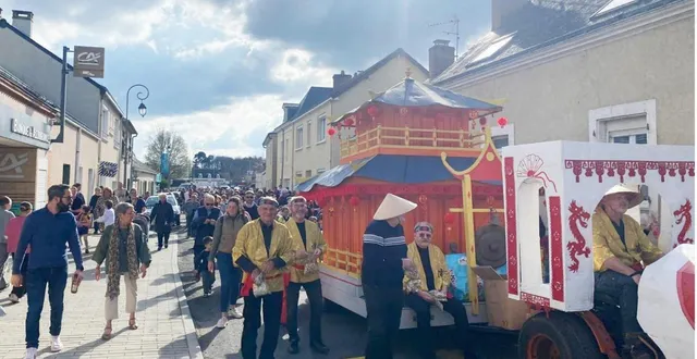 photo  le carnaval de ruaudin a rencontré un grand succès.  &copy;  le maine libre 