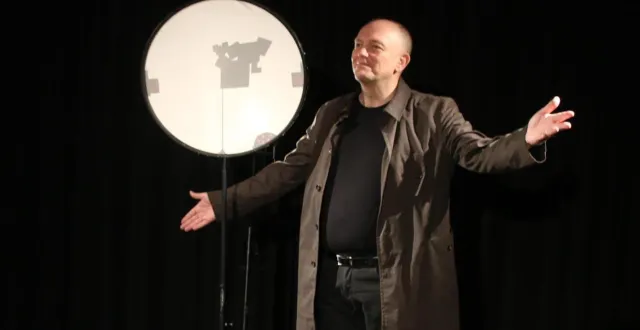 photo  le conteur pierre delye.  &copy;  archives co 