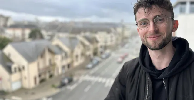 photo  angers, samedi 7 février 2026. d’ici quelques mois sean ramaget, 25 ans, investira un t2 neuf qu’il a acheté sur plan aux ponts-de-cé.  &copy;  co- fabienne supiot 