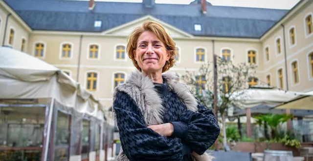 photo  le mans, mercredi 11 mars 2026. céline viale veut transformer la visitation en « lieu d’expression » avec une programmation qui fasse vivre l’espace commercial toute l’année.  &copy;  le maine libre - yvon loué 