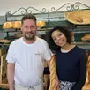 photo  sceaux-sur-huisne, 9 mars 2026. jonathan fessard et sa compagne houda sont ravis d’avoir repris la boulangerie du village. 