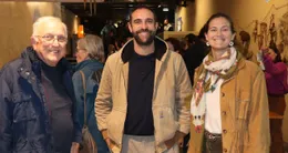 actu cin&eacute;ma  claude lagrée, édouard bergeon et sigrid tiberghien, à l’emeraude-cinémas, mercredi 11 mars 2026, lors de la soirée d’ouverture du festival écologie mode de vie. 