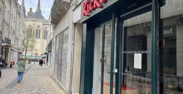 photo  la boutique kickers est rue saint-aubin depuis 2012. elle a fermé ses portes depuis mercredi 11 mars 2026.  &copy;  ouest-france 