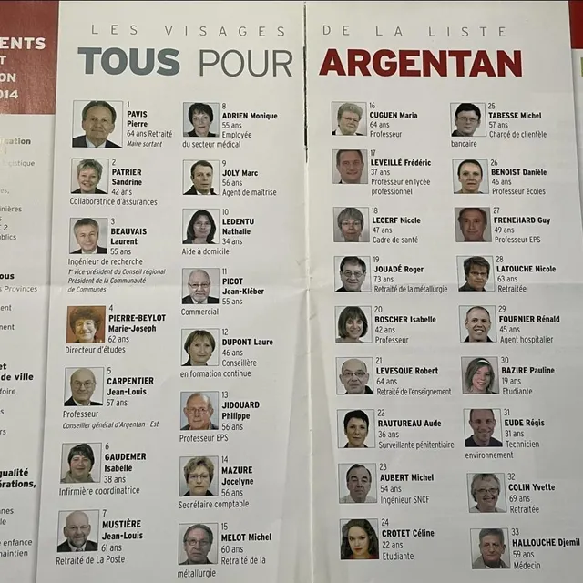 photo le tract de pierre pavis lors des municipales de 2014.  ©  collection françois boscher