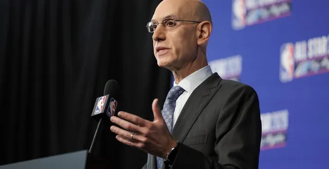 photo  le patron de la nba adam silver avait déjà confirmé des discussions avec le psg, dans le cadre de la future nba europe.  &copy;  ryan sirius sun / getty images north america / getty images via afp 