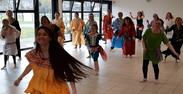 photo  asma sebaha, professeure de danses du monde, animera le stage de pratique des danses du maghreb.  &copy;  diverscenes 