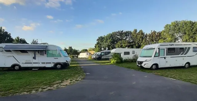 photo  les aires de camping-cars connaissent un véritable engouement.  &copy;  ouest-france 