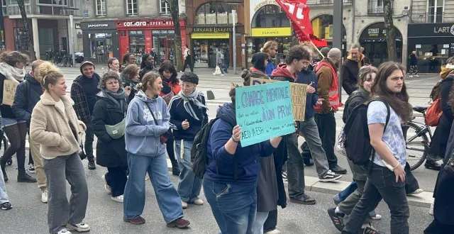 photo  les jeunes ne rêvent plus de faire carrière dans la fonction publique, mais de servir le bien commun, le public, la collectivité, oui toujours. fonction prise à la manifestation contre la précarité dans la fonction publique.  &copy;  ouest-france 