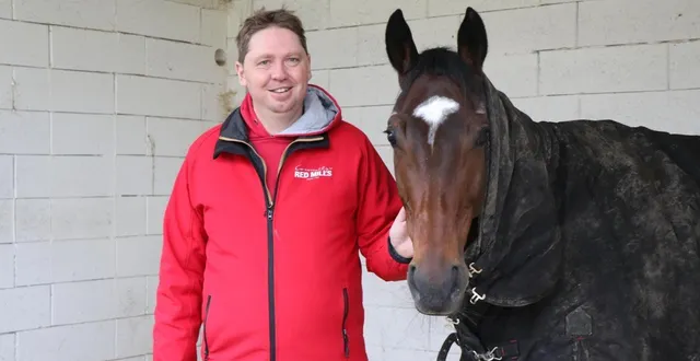 photo  gaby leenders et gold tweet en 2023 à ses écuries situées à jarzé près d’angers (maine-et-loire).  &copy;  archives ouest-france 