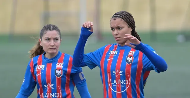 photo  eva lauret et lisa bugna envahissent d’ornano pour défier le paris fc.  &copy;  guillaume marie 